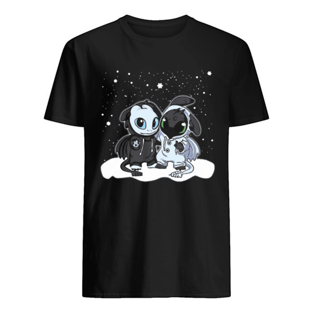 Night Fury And Light Fury Christmas Shirt